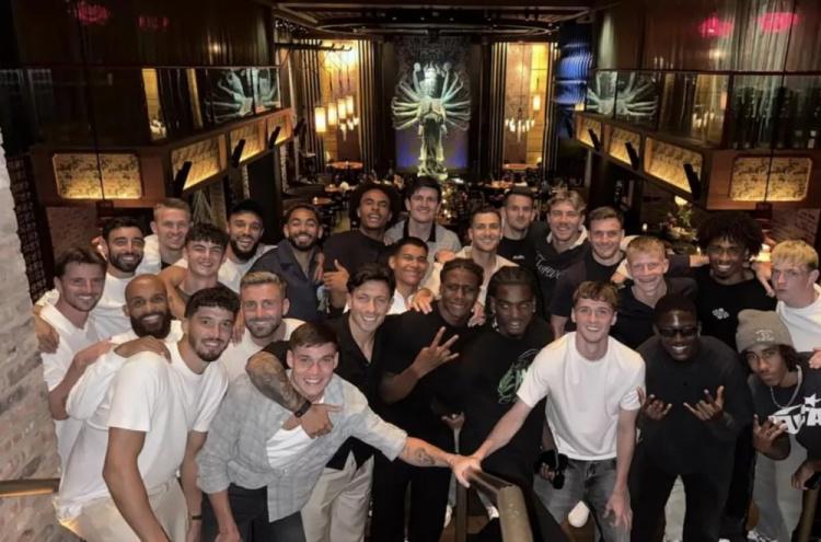 此次美国行, 到了球队的